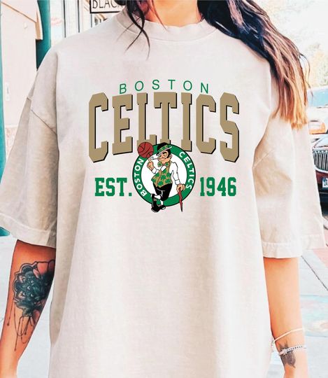 Boston Celtics 90s T-Shirt Retro Style Shirt Crewneck