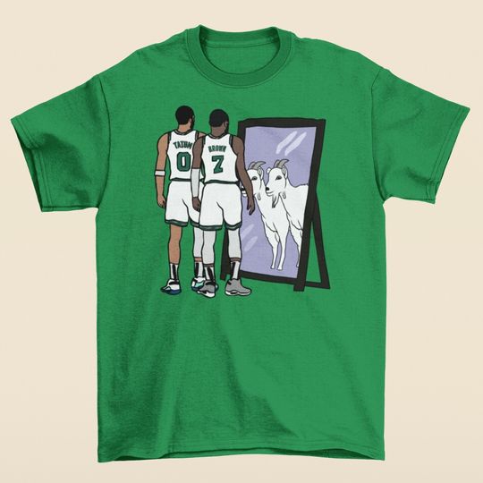 Jayson Tatum and Jaylen Brown Mirror GOATs T-Shirt