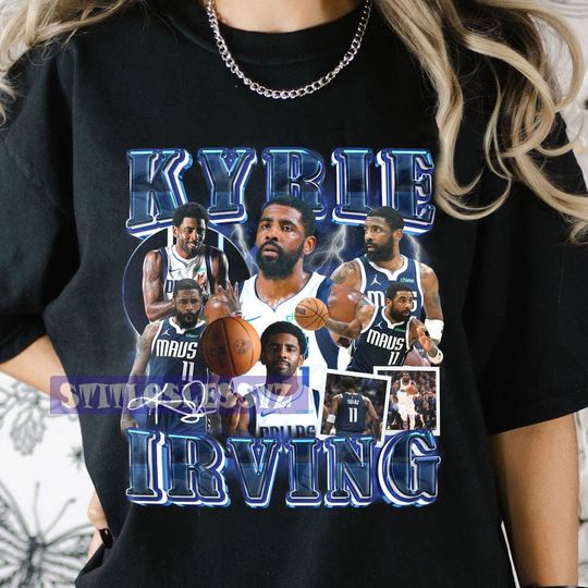 Vintage Kyrie Irving, Basketball shirt, Classic 90s Graphic Tee