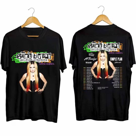 Avril Lavigne 2024 Tour Shirt, Avril Lavigne Fan T-Shirt