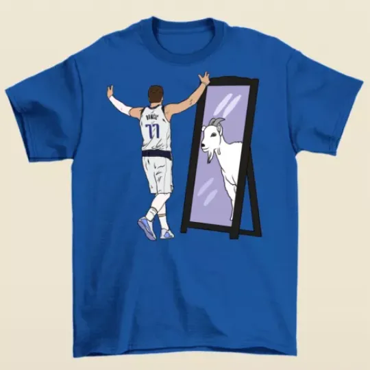 Luka Doncic Mirror GOAT T-Shirt