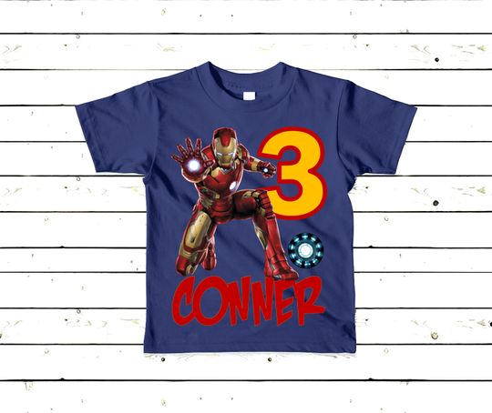 Ironman Birthday Shirt - Iron Man Birthday Shirt