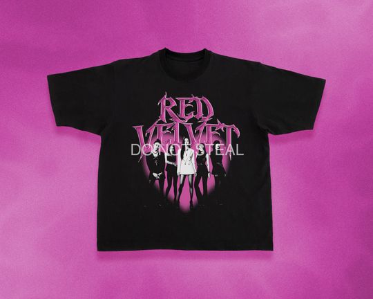 RED VELVET Shirt kpop tour merch album light stick photocard holder binder pin banner lanyard hoodie tote bag keychain svg y2k retro bootleg