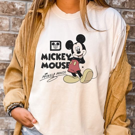 Mickey Mouse T Shirt, Cool Mickey Shirt, Disney Mickey Shirt, Vintage Mickey Shirt, Disney Trip Shirt