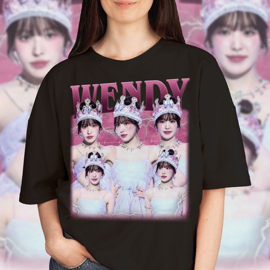 RED VELVET Wendy 90s Retro Vintage Shirt, Wish You Hell Album Sweatshirt, Red Velvet Kpop Shirt, Shon Seungwan Shirt