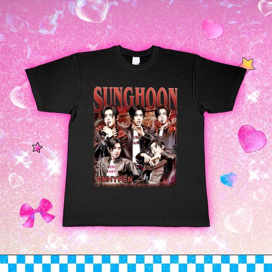 Enhypen Sunghoon Shirt, Kpop Gift, Kpop Merch, Kpop Tee, Enhypen Engene, Enhypen Bootleg Shirt, Kpop Graphic Tee