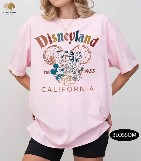 Vintage Disneyland Shirt, Mickey And Friends T Shirt