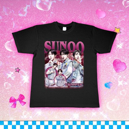 Enhypen Sunoo Shirt, Kpop Shirt, Kpop Merch, Kpop Gift, Enhypen Engene, Enhypen Bootleg Shirt, Kpop Graphic Tee