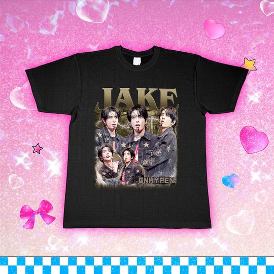 Jake T-shirt, Enhypen Fate Plus World Tour Shirt, En World Tour Fate 2024 Tee, Enhypen Niki, Jake, Sunoo, Heeseung, Jungwon