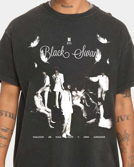 Black Swan Bts Vintage Shirt, Map of the Soul: 7 Album Bts Sweatshirt, Bts Kpop T-Shirt, Bts Merch, Bangtan Boys Shirt, Bts Fan Lover Shirt