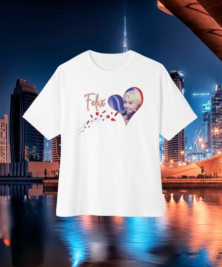 Stray Kids Felix Oversized Boxy Tee | SKZ | STAY | 5-star | Kpop | Gift | Art | K-pop | Unisex | Tees | Bias | Artistic | Style | Cute