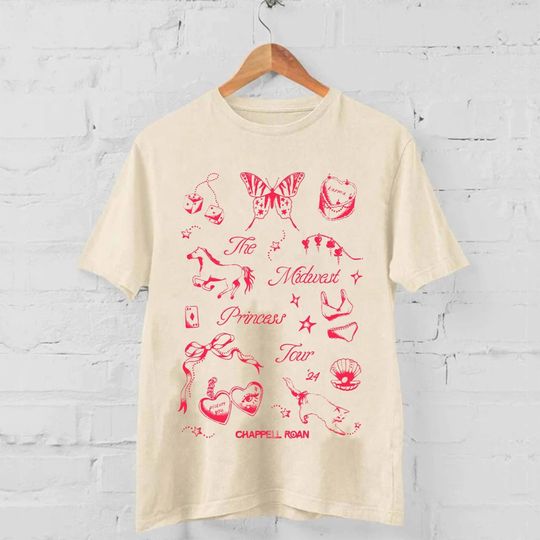 Chappell Roan T-Shirt, Pink Pony Club Shirt, Chappell Roan Midwest Princess 2024 Tour
