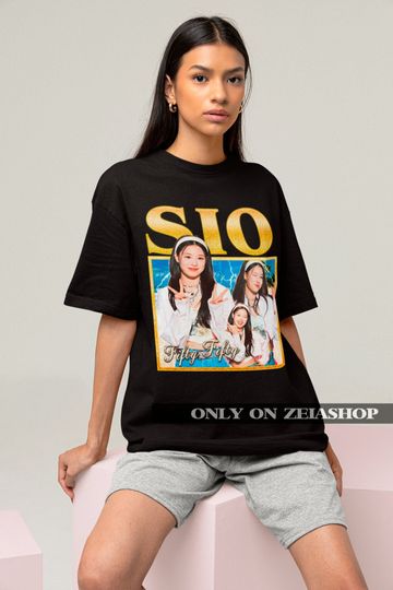 Fifty Fifty Sio Retro Classic T-shirt - Kpop Bootleg Shirt - Kpop Merch - Fifty Fifty  Merch - Kpop Gift for her or him - Fifty Fifty Tee