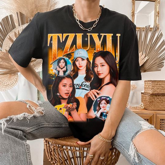 Twice Tzuyu Bootleg T-shirt - Twice Shirt - Kpop Shirt - Kpop Merch - Twice Clothing - Kpop Gift for he and him - Rap Hip hop Tee