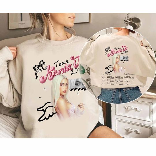 Kenya Os - Pink Aura Tour 2024 Shirt, Kenya Os Fan Shirt, Kenya Os 2024 Concert Shirt, Pink Aura 2924 Concert Shirt