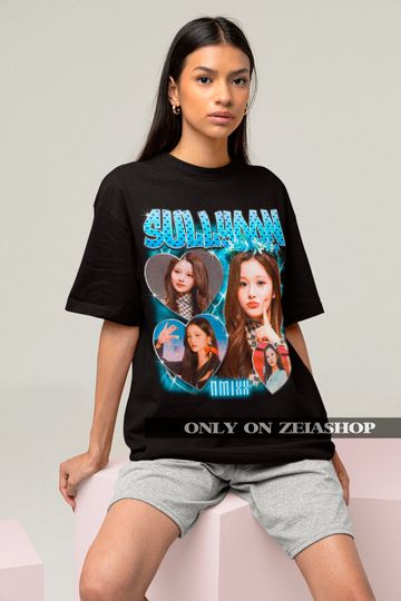 Nmixx Sullyoon Retro 90s Bootleg T-shirt - Kpop Retro Tee - Kpop Gift for her or him - Kpop Merch - Nmixx Sullyoon Shirt