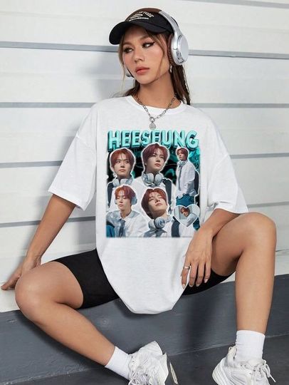 Limited Enhypen Heeseung T-shirt, Heeseung Kpop Shirt, Lee Heeseung T-Shirt, Gift For Woman and Man Unisex T-Shirt