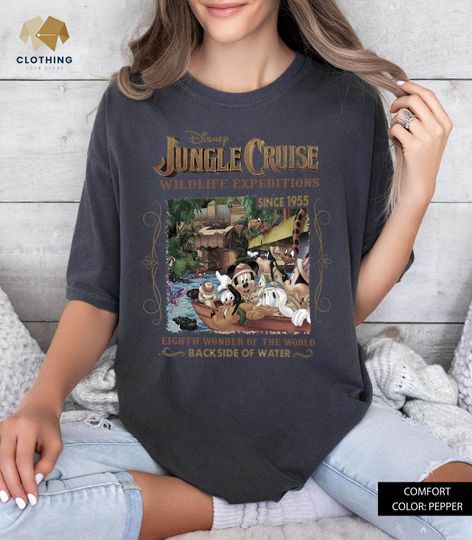 Disney Jungsle Cruise Shirt, Vintage Jungle Cruise Family Shirt, Family Trip Shirt, Retro Walt Family World Shirt, Mickey And Friend Shirt