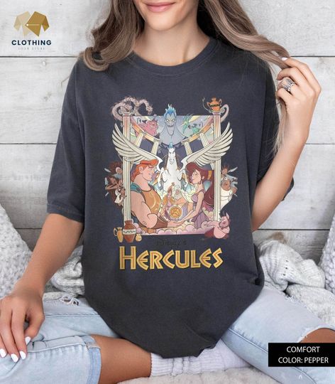 Disney Hercules Shirt, Retro Hercules 1997 Shirt, Disneyworld Shirt, Hercules Shirt, Disney Hercules Megara Hades