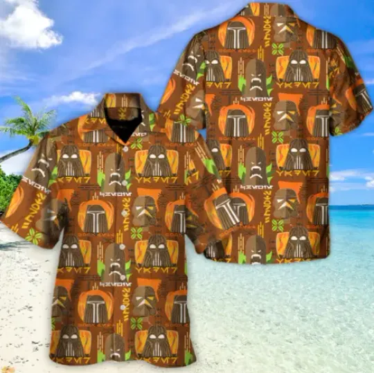 Star Wars Tiki Art Funny Hawaiian Shirt