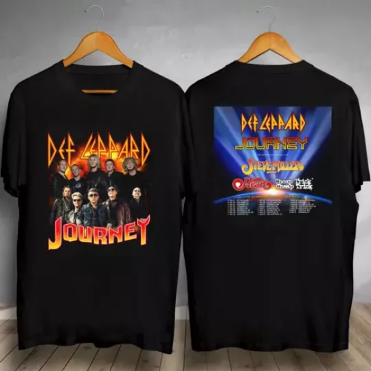 Def Leppard And Journey Summer Stadium Tour 2024 T Shirt
