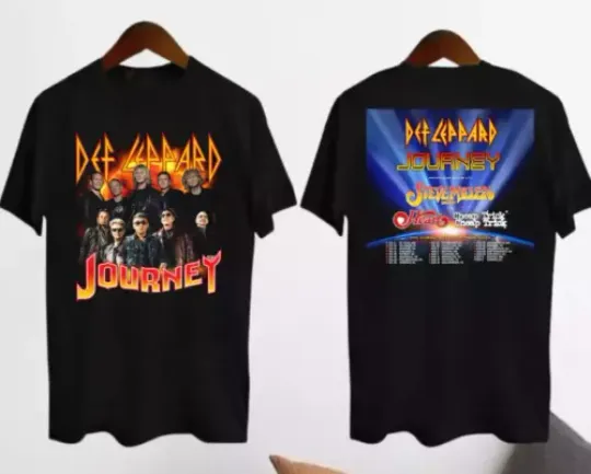 2024 Def Leppard And Journey Summer Stadium Tour T shirt