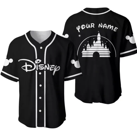 Disney Personalized Name Baseball Jersey