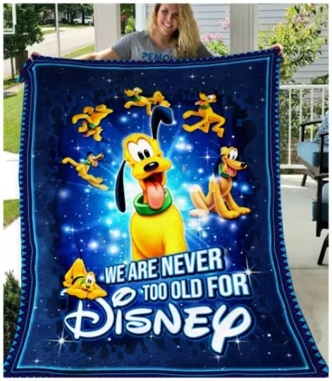 Disney Pluto Fleece Blanket, Pluto Cartoon Fleece Blanket Soft And Cozy