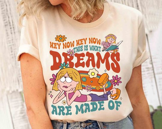 Lizzie Mcguire What Dreams Are Made Of Flower Shirt