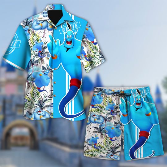 Genie Movie Hawaii Beach Shirt Hawaiian T Shirt and Short