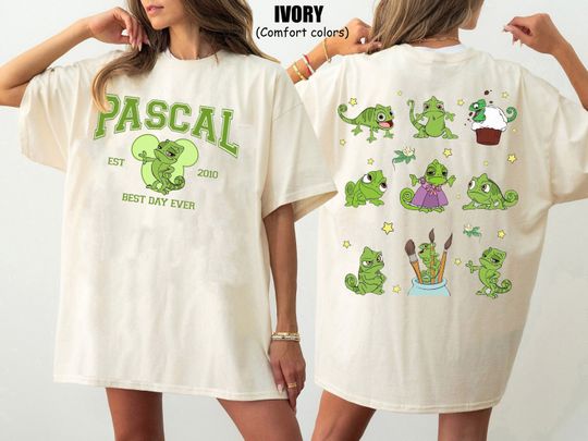 Two-Sided Disney Tangled Emotions Of Pascal T-shirt