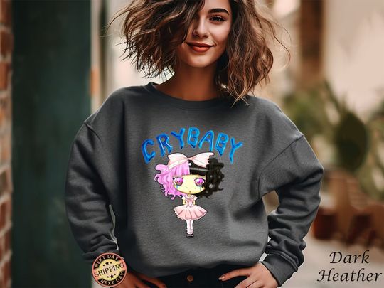 Melanie Concert Crybaby Sweatshirt, CrybabySweatshirt, Cute Baby Doll Sweatshirt
