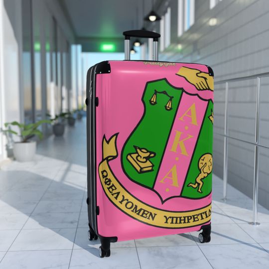 Stylish AKA Sorority Suitcase