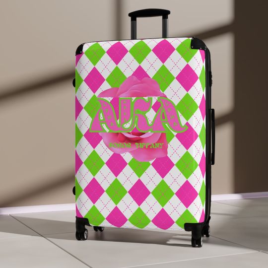 Alpha Kappa Alpha Suitcase