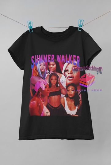 Summer Walker shirt, Summer Walker Rapper Hip Hop Vintage print T-Shirt