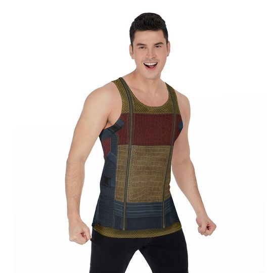 Jay 3D Tank Top, Disney Cast Member Costume, Disney Running Cosplay