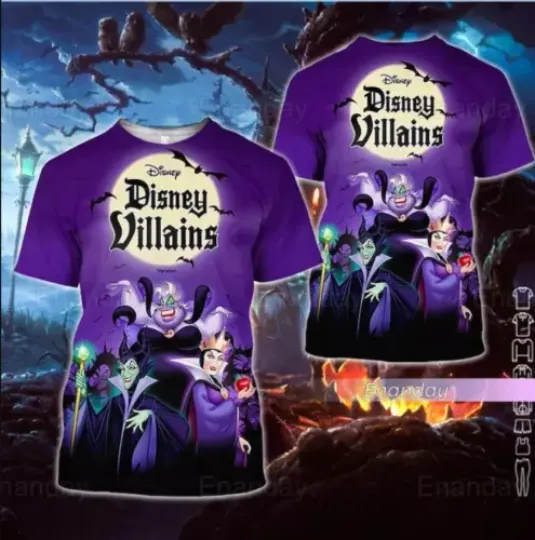 Disney Villains 3D T-SHIRT