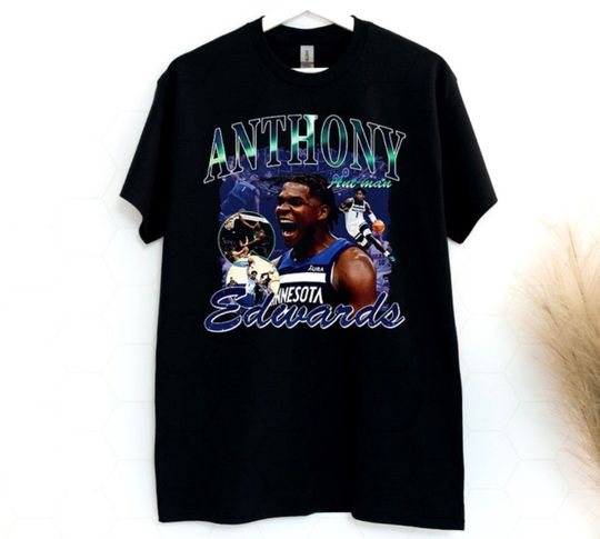 Vintage Anthony Edwards Ant Man Tshirt, Anthony Edwards Retro Rap Tee