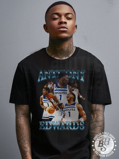Anthony Edwards Vintage Basketball Shirt