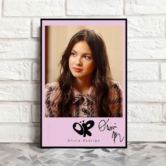 Olivia Rodrigo Poster, Vintage Wall Art, Poster for Gift, Gift home decor, A4 A3 A2 A1, Valentine's Day gift
