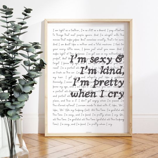 All-American Bitch Poster, Olivia Rodrigo Poster, GUTS Album Poster, Olivia Rodrigo Collectibles