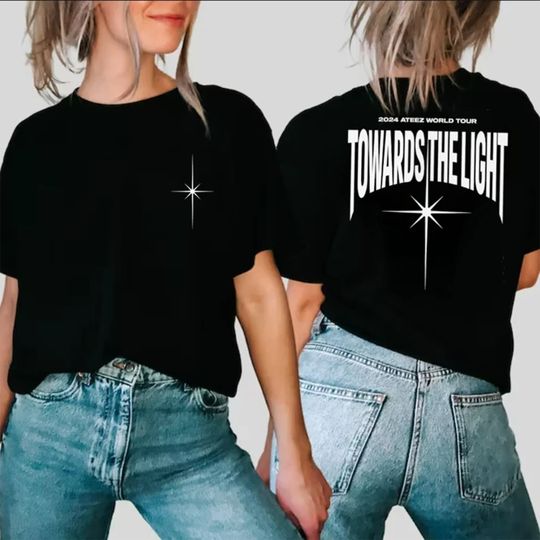 Ateez Towards The Light: Will To Power World Tour T-shirt, Ateez Will T Shirt