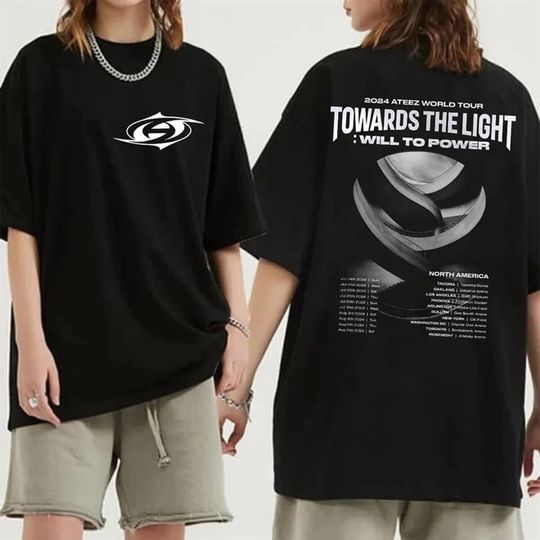 ATEEZ 2024 world tour towards the light: will to power T Shirt