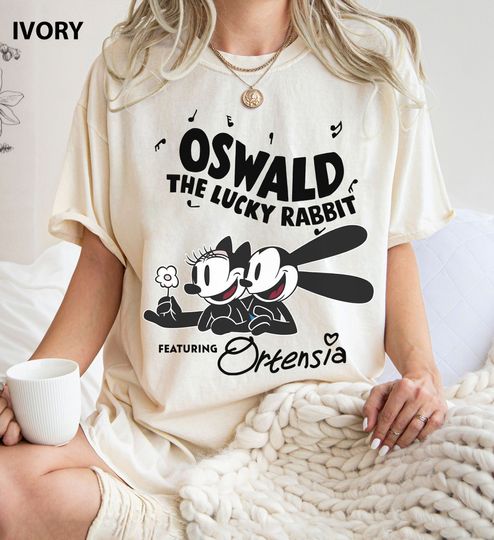 Vintage Oswald The Lucky Rabbit Featuring Ortensia T-shirt