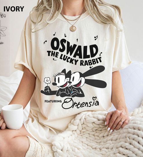 Vintage Oswald The Lucky Rabbit Featuring Ortensia T-shirt