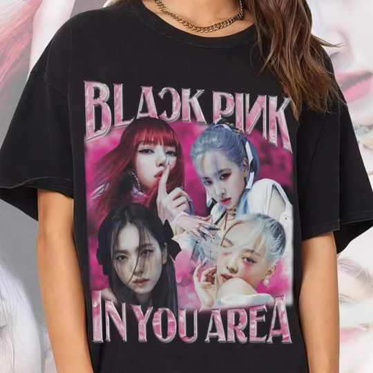Blackpink, Black Pink, In You Area, T-shirt