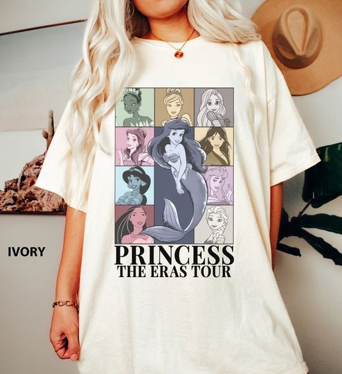 Disney Princess Eras Tour Shirt, Disneyworld Girl Trip 2024