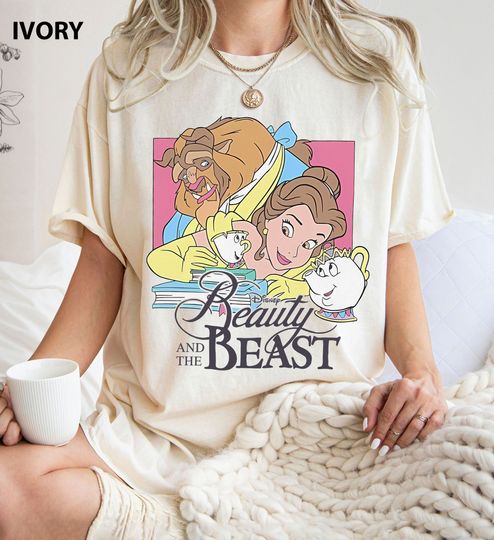 Retro Disney Beauty And The Beast Shirt, Disney Belle Princess Shirt