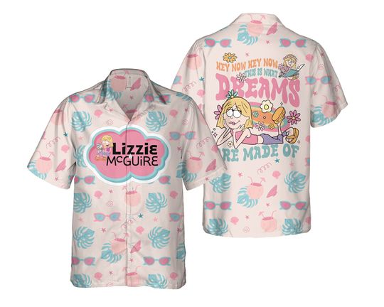 Vintage 70s Lizzie Mcguire This Is What Dreams Are Made Of Hawaiian Shirt