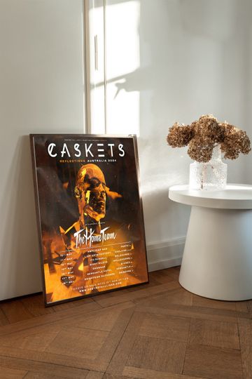 Poster Caskets Reflections Tour Australia May 2024
